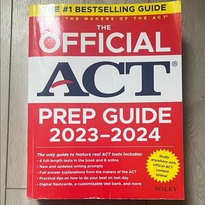 Reduced Price- Wiley Official ACT Prep Guide 2023-2024